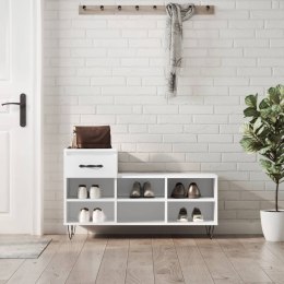 Półka na buty, biały, 102x36x60 cm, materiał drewnopochodny Lumarko!