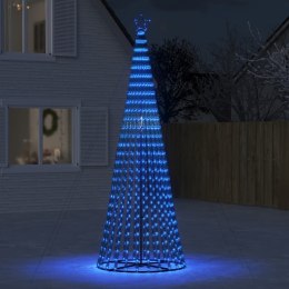 Stożkowa choinka z lampek, 688 niebieskich LED, 300 cm Lumarko!
