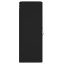 Szafka wisząca, czarna, 34,5x34x90 cm, materiał drewnopochodny Lumarko!