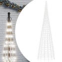 Choinka z lampek, na maszt, 3000 zimnych białych LED, 800 cm Lumarko!