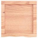 Półka, jasnobrązowa, 40x40x6 cm, lakierowane lite drewno dębowe Lumarko!