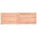 Półka jasnobrązowa, 120x40x6 cm, lite drewno dębowe Lumarko!