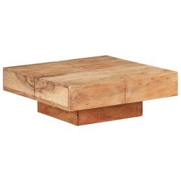 Stolik kawowy, 80x80x28 cm, lite drewno akacjowe Lumarko!