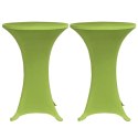 Elastyczne pokrowce na stół, 4 szt., 80 cm, zielone Lumarko!