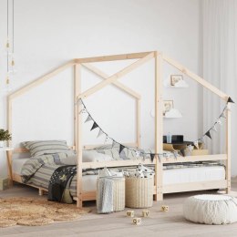 Rama łóżka dziecięcego, 2x(90x190) cm, lite drewno sosnowe Lumarko!