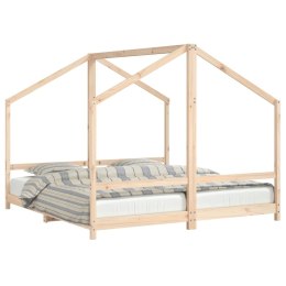 Rama łóżka dziecięcego, 2x(90x190) cm, lite drewno sosnowe Lumarko!