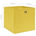 Pudełka z włókniny, 4 szt. 28x28x28 cm, żółte Lumarko!