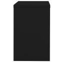 Szafka kartotekowa, czarna, 90x46x72,5 cm, stalowa Lumarko!