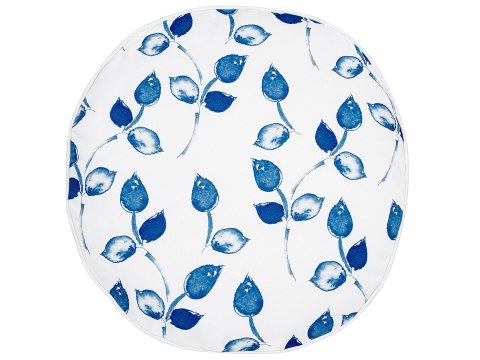2 poduszki ogrodowe w liście ⌀ 40 cm biało-niebieska TORBORA Lumarko!