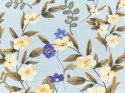 2 poduszki ogrodowe w kwiaty ⌀ 40 cm niebieskie VALLORIA Lumarko!