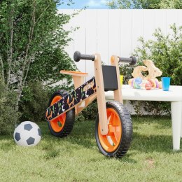 Rowerek biegowy dla dzieci, pomarańczowy z nadrukiem Lumarko!