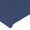 Zagłówki do łóżka, 2 szt., niebieskie, 90x5x78/88 cm, tkanina Lumarko!