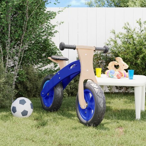 Rowerek biegowy dla dzieci, opony pneumatyczne, niebieski Lumarko!