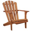 Krzesło ogrodowe Adirondack z podnóżkiem, lite drewno akacjowe Lumarko!
