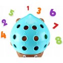 WOOPIE Gra Zręcznościowa Jeżyk Sorter Montessori Nauka Liczb i Kolorów 4w1 Lumarko!