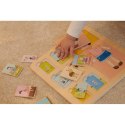 Tablica Edukacyjna Ciało Ludzkie Układanka Klocki Puzzle Dla Dzieci Dopasuj Montessori 19 El. Lumarko!