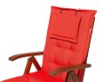 Poduszka na krzesło ogrodowe czerwona TOSCANA Lumarko!