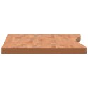 Blat do biurka, 110x(55-60)x4 cm, lite drewno bukowe Lumarko!