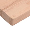 Blat stołu, 100x50x4 cm, prostokątny, lite drewno bukowe Lumarko!