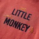 Koszulka dziecięca z długimi rękawami, w małpki, palona czerwień, 140 Lumarko! Lumarko! 