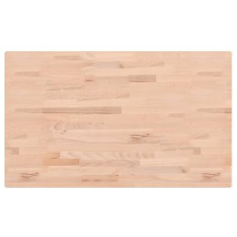 Blat stołu, 100x60x1,5 cm, prostokątny, lite drewno bukowe Lumarko!