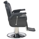 Fotel barberski, czarny, 72x68x98 cm, sztuczna skóra Lumarko!