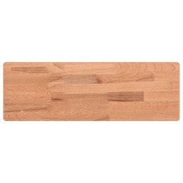 Półka ścienna, 60x20x4 cm, lite drewno bukowe Lumarko!