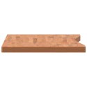 Blat do biurka, 100x(55-60)x4 cm, lite drewno bukowe Lumarko!