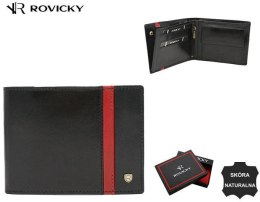 Skórzany portfel męski z systemem RFID - Rovicky Lumarko! Lumarko!