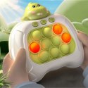 Gra POP IT Elektryczna Antystresowa Zręcznościowa Dinozaur Zielony Lumarko!