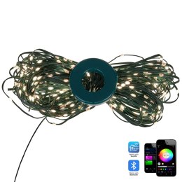 Łańcuch świetlny kolorowy Smart LED 2 m z aplikacją SAARLOQ Lumarko!