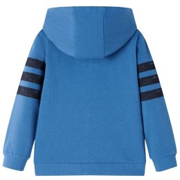 Bluza dziecięca z kapturem i suwakiem, deskorolka, niebieska, 140 Lumarko! Lumarko! 