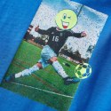 Koszulka dziecięca z długimi rękawami, nadruk piłkarza, kobaltowa, 140 Lumarko! Lumarko! 