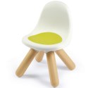 Krzesełko z Oparciem Ogrodowe Do Pokoju Biało-Zielone Lumarko!