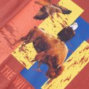 Koszulka dziecięca z długimi rękawami, bizon i ptaki, kolor henny, 104 Lumarko! Lumarko! 