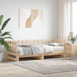 Łóżko rozsuwane, 2x(80x200) cm, lite drewno sosnowe Lumarko!