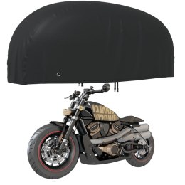 Pokrowiec na motocykl, czarny, 230x95x125 cm, Oxford 210D Lumarko!
