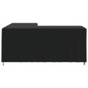 Pokrowiec na sofę narożną, czarny, 215x215x86 cm, Oxford 420D Lumarko!