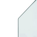 Panel kominkowy, szklany, sześciokątny, 120x60 cm Lumarko!