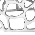 Stolik do kawy z odlewanego aluminium, 70 x 30 cm, srebrny Lumarko!