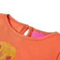 Koszulka dziecięca z długimi rękawami, z misiem, palony pomarańcz, 116 Lumarko! Lumarko! 