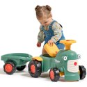 FALK Traktorek Baby Maurice Zielony Vintage z Przyczepką od 1 roku Lumarko!
