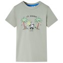 Koszulka dziecięca z krótkimi rękawami, z małpką, jasne khaki, 92 Lumarko! Lumarko! 