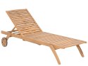 Zestaw ogrodowy drewniany stół 8 krzeseł i 2 leżaki szary CESANA Lumarko!