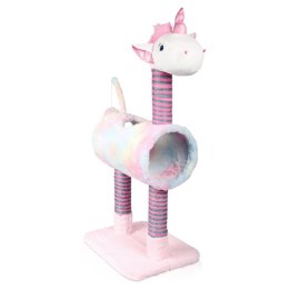 Drapak dla kota Unicorn, różowy, 40x30x85 cm Lumarko! 