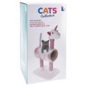 Pets Collection Drapak dla kota Unicorn, różowy, 40x30x85 cm Lumarko! 