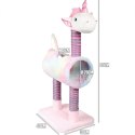 Pets Collection Drapak dla kota Unicorn, różowy, 40x30x85 cm Lumarko! 