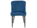 Zestaw 2 krzeseł do jadalni welurowy niebieski SOLANO Lumarko!