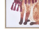 Obraz na płótnie w ramie lis 63 x 93 cm brązowy MUCCIA Lumarko!