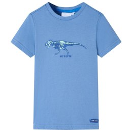 Koszulka dziecięca z dinozaurem, niebieska, 104 Lumarko!